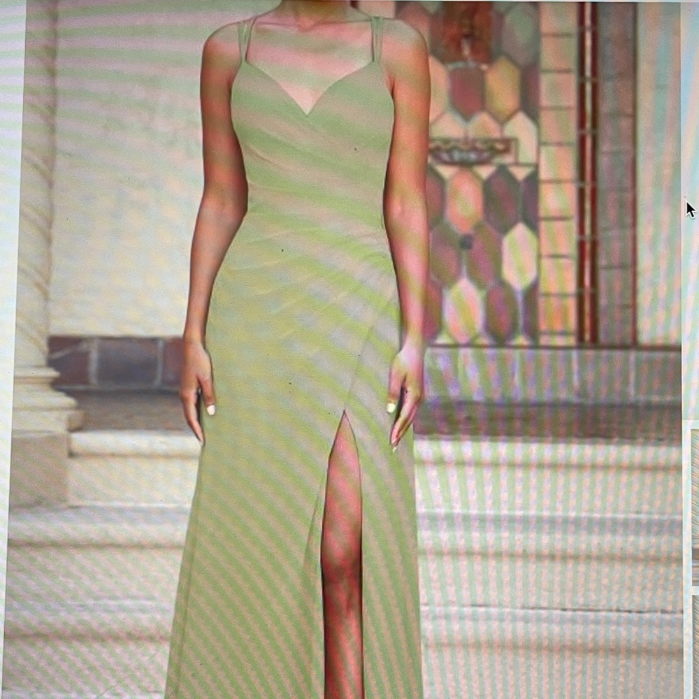 Christina Wu Sage Dress